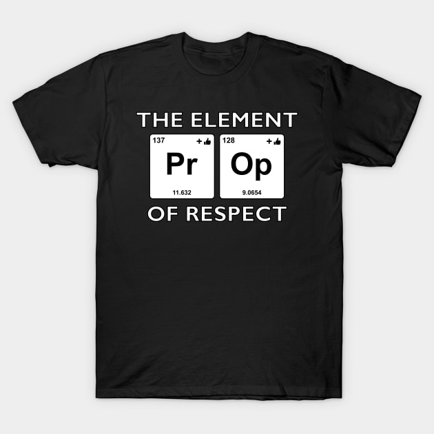 The Elements Of Life - Respect T-Shirt by Ultra Silvafine